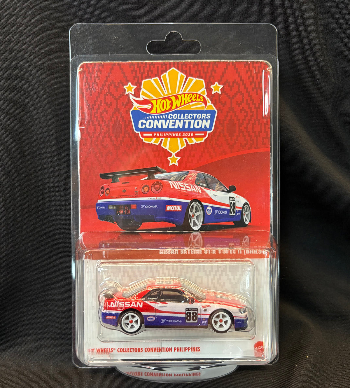 Hot Wheels Collectors Philippines 2026 Convention 1999 Nissan Skyline GT-R (JKC22-0910)