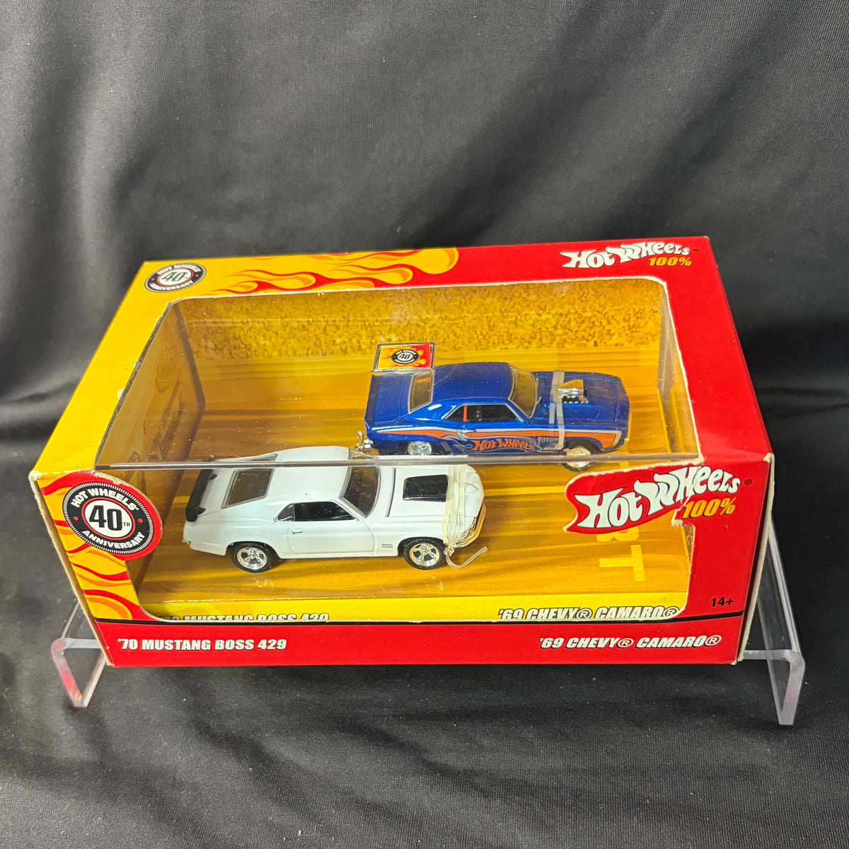 Hot Wheels 40th Anniversary '70 Mustang Boss 429 & '69 Camaro