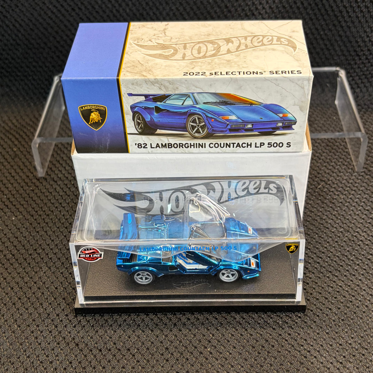 Hot Wheels RLC '82 Lamborghini Countach LP 500 S Blue
