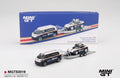 Mini GT Porsche 911 Dakar #718 & Volkswagen ID. Buzz w/Trailer 1:64 MGTS0019