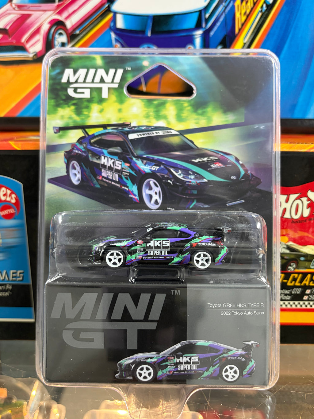 Mini GT #1005 Toyota GR86 HKS TYPE R 2022 Tokyo Auto Salon