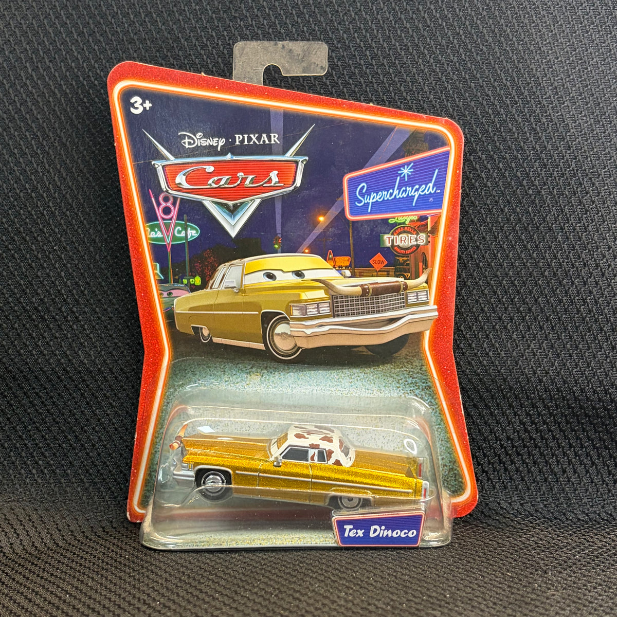 Disney Pixar Cars Supercharged Tex Dinoco Cadillac