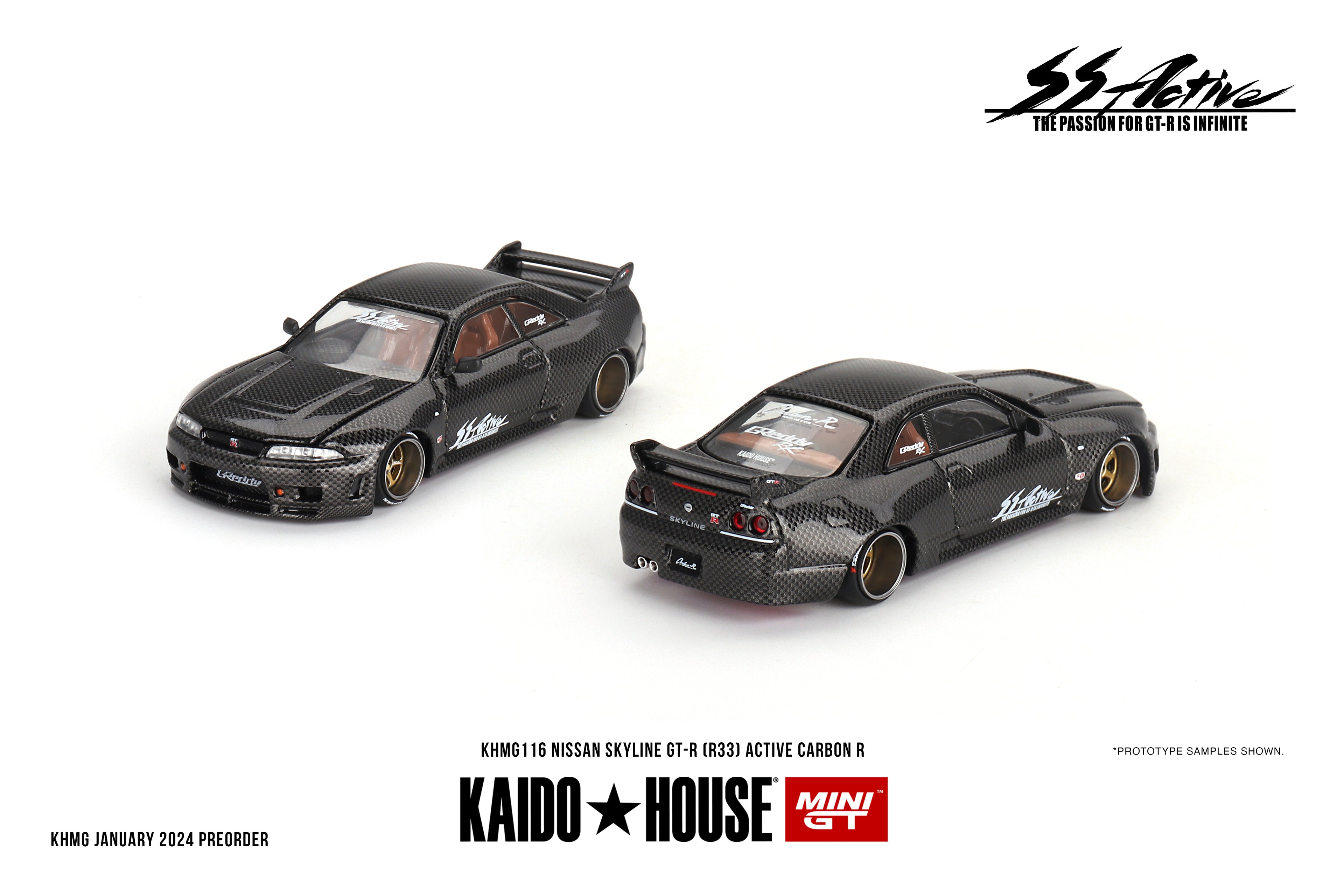 Kaido House #116 Nissan Skyline GT-R R33 Active Carbon Edition