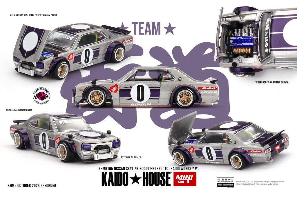 Kaido House #165 Nissan Skyline 2000GT-R (KPGC10) Kaido Works Version 1