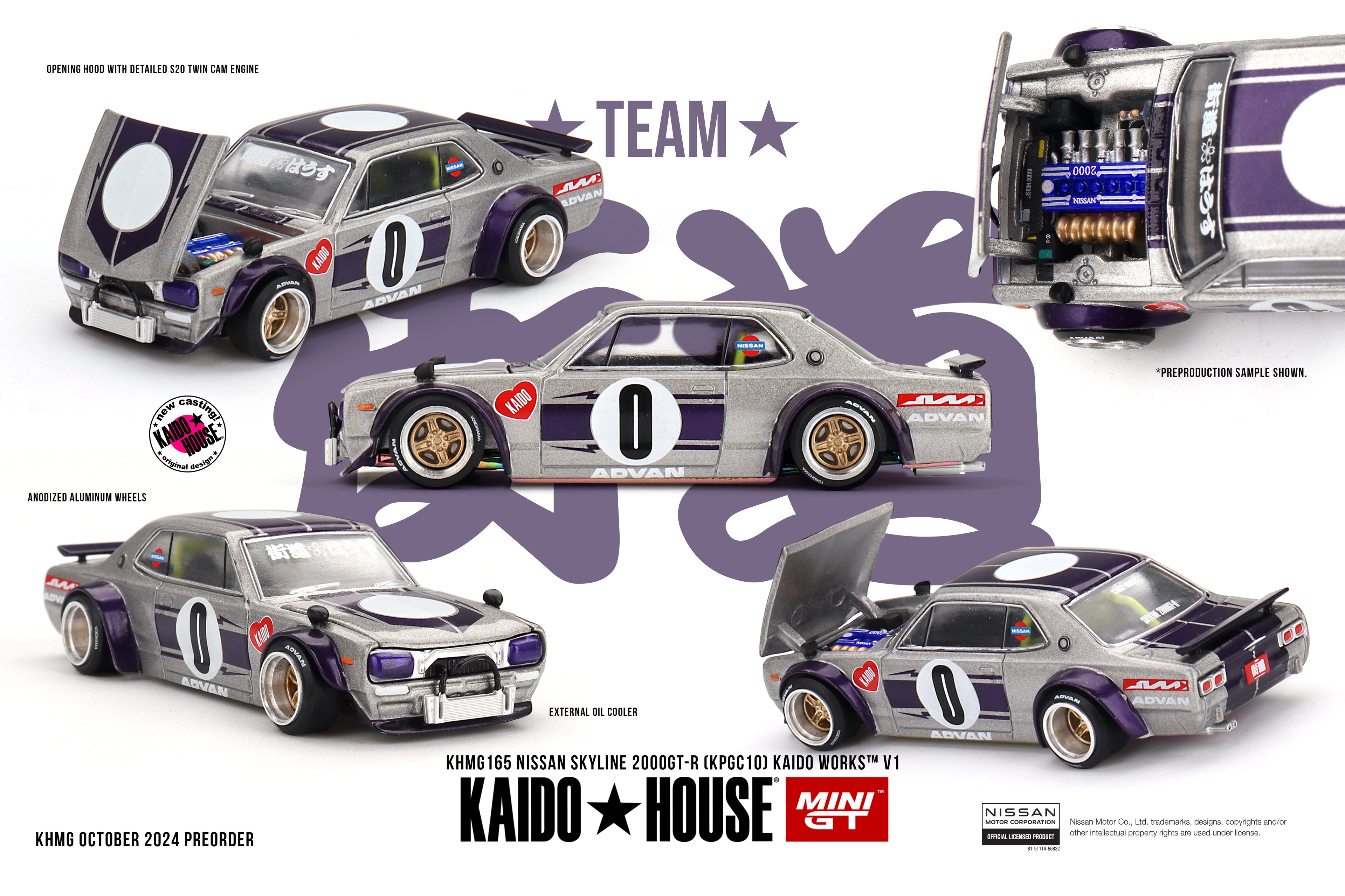 Kaido House #165 Nissan Skyline 2000GT-R (KPGC10) Kaido Works Version 1
