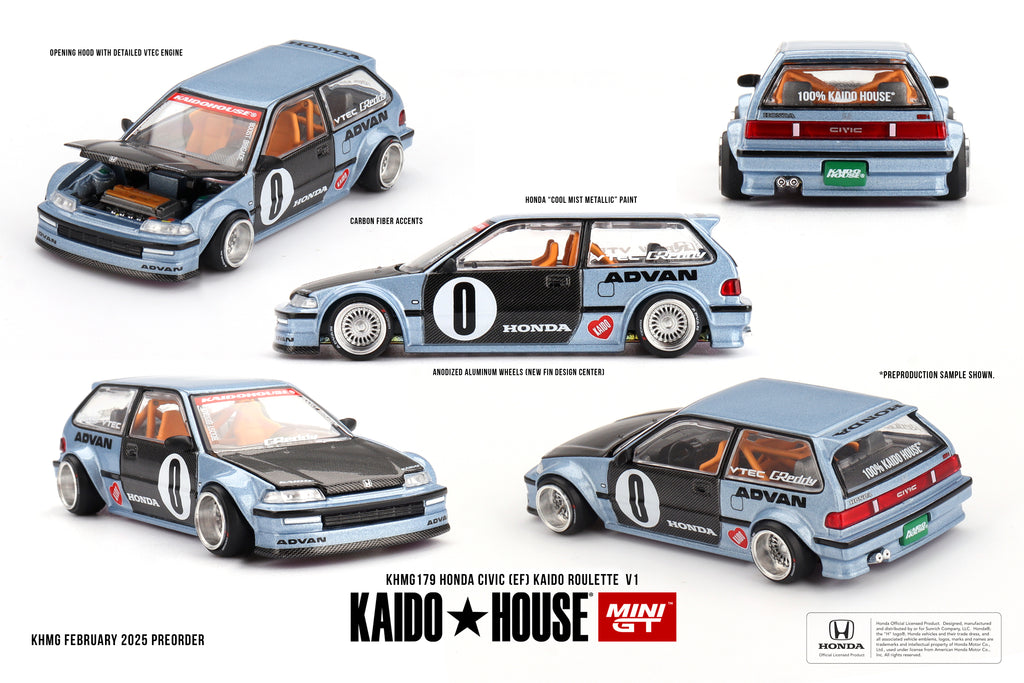 Kaido House #179 Honda Civic EF Kaido Roulette Version 1