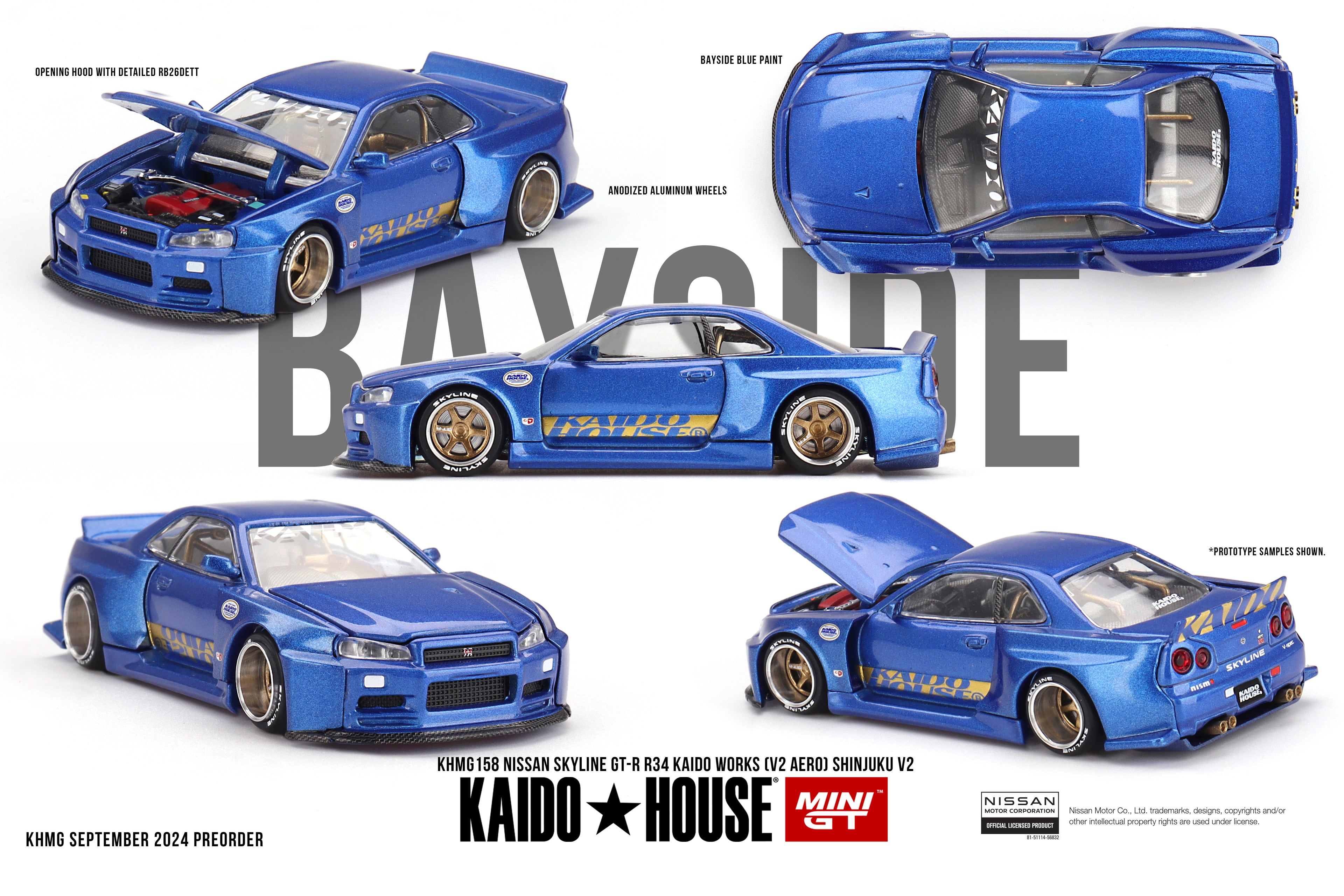 Kaido House #158 Nissan Skyline GT-R (R34) Kaido Works V2 Aero Shinjuku V2 Edition