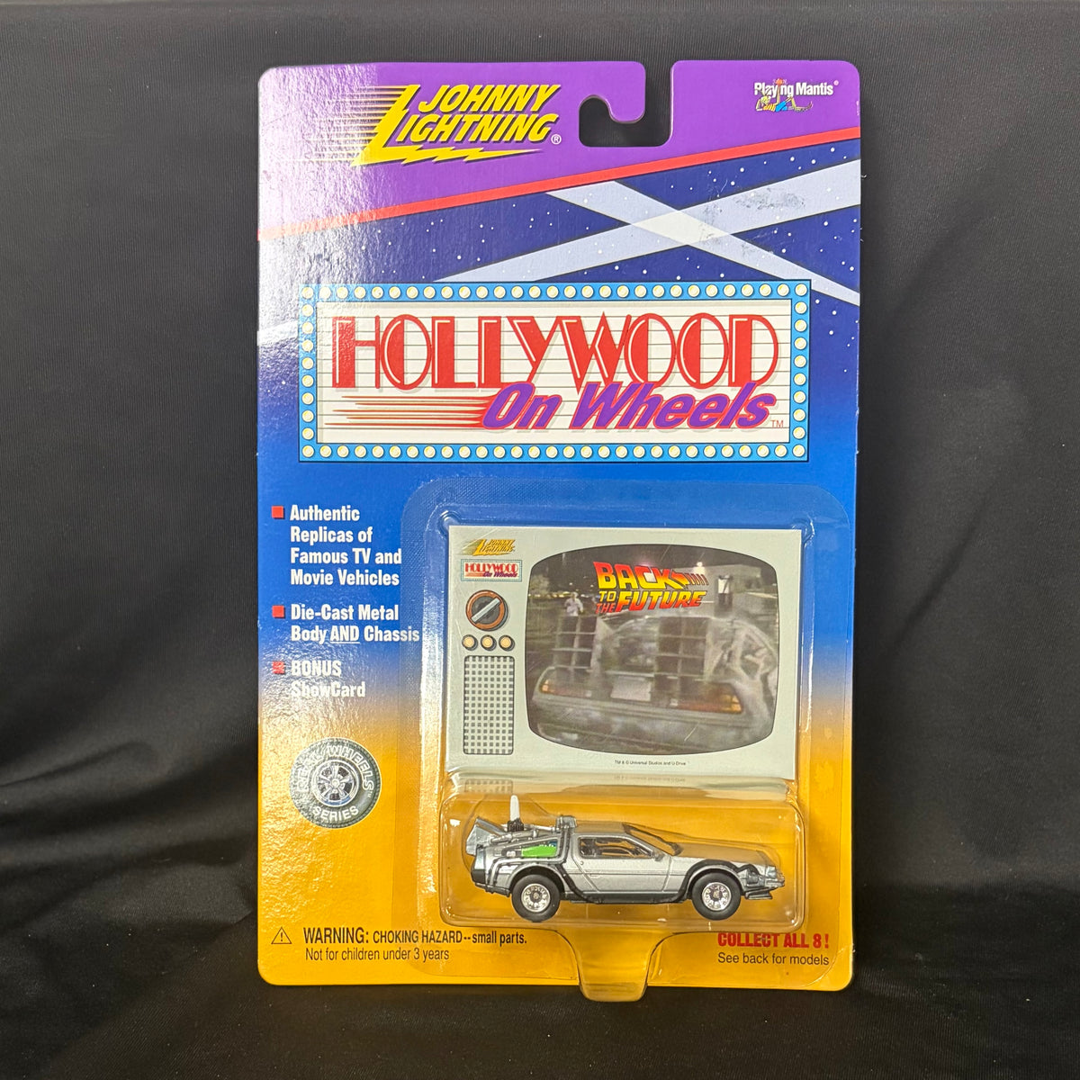 Johnny Lightning Hollywood on Wheels Back to the Future Time Machine