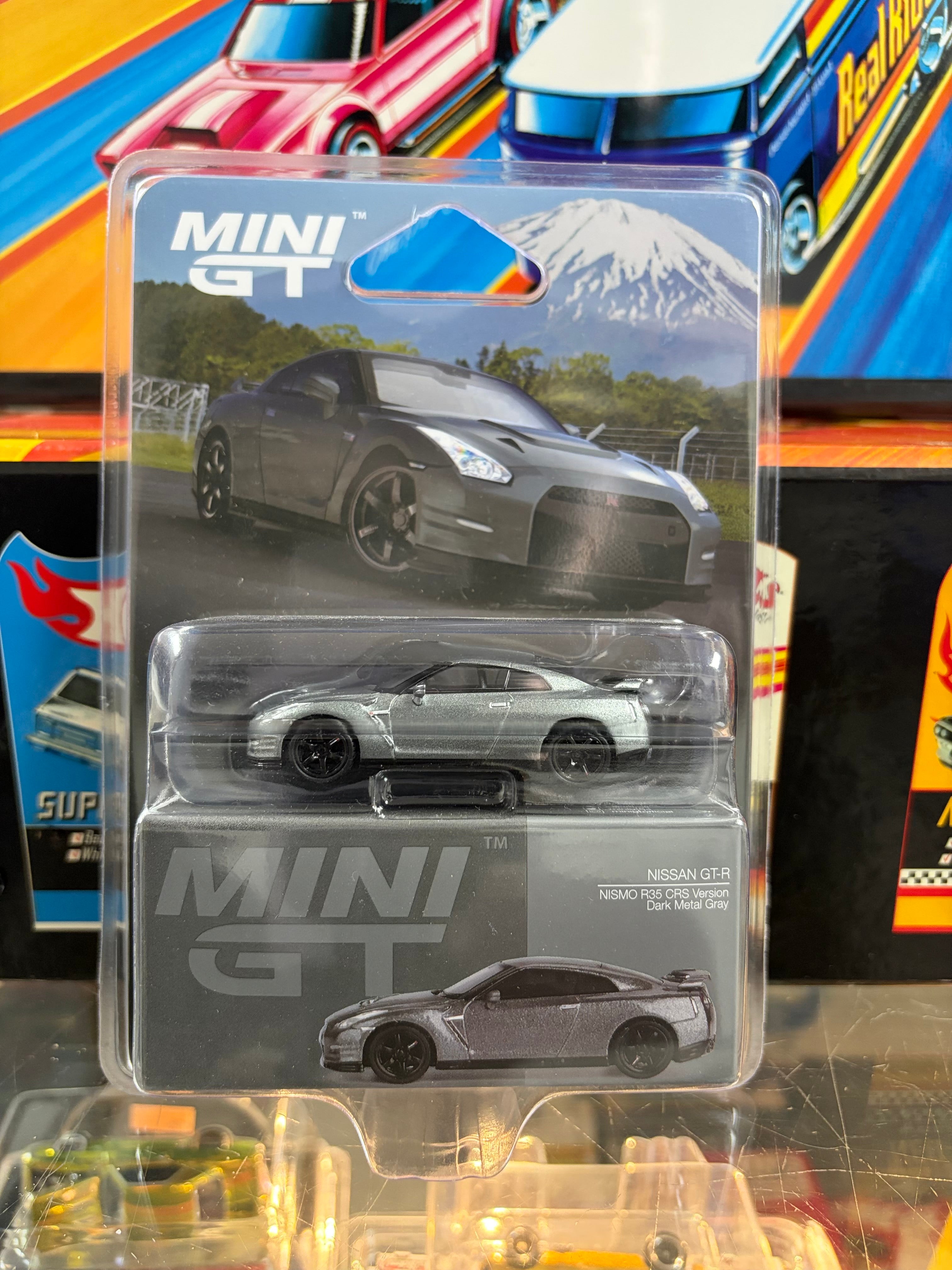 Mini GT #1089 NISSAN GT-R 2013 Dark Metal Gray NISMO R35 CRS Version