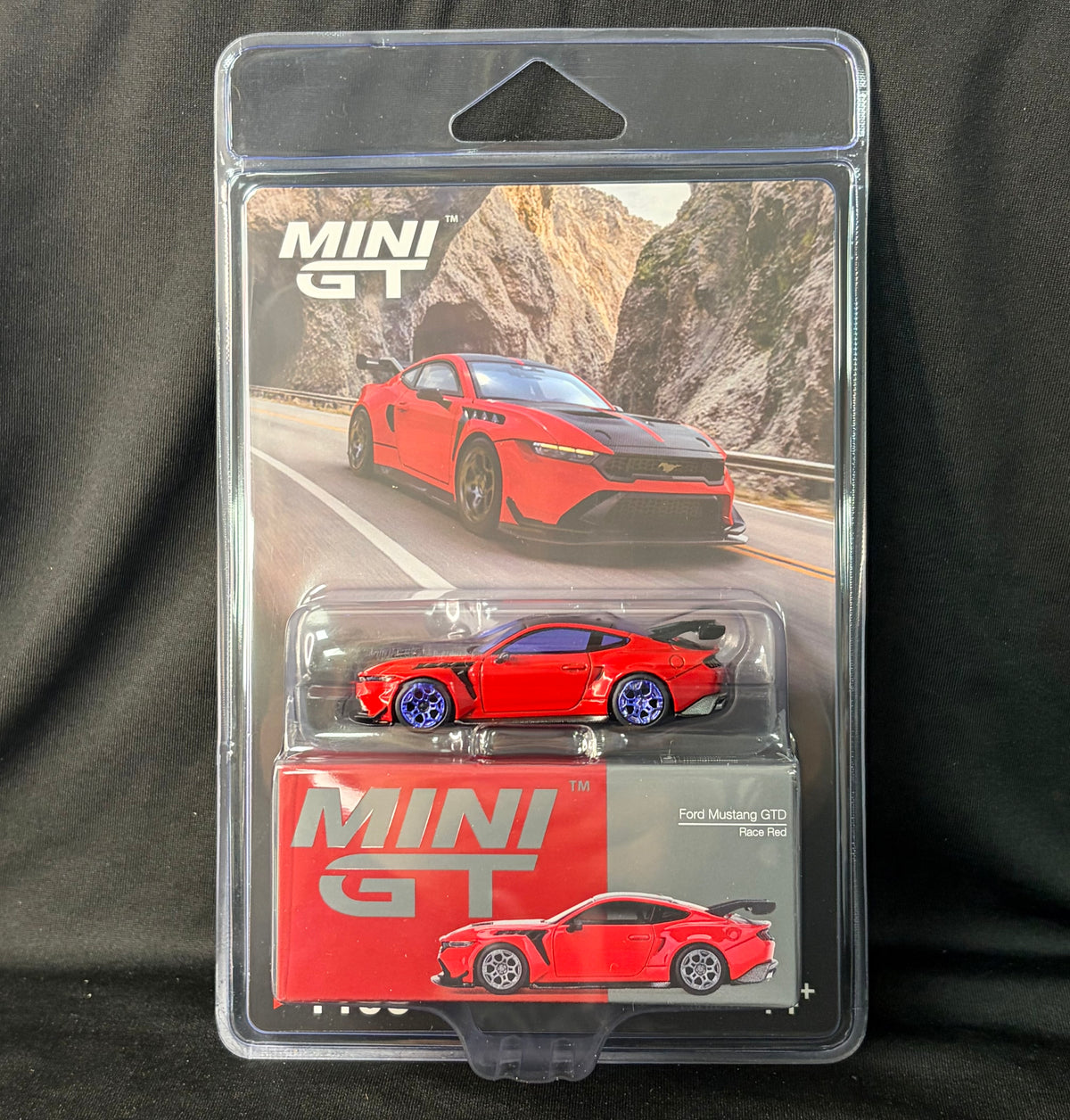 Mini GT #1196 - Ford Mustang GTD - Race Red *CHASE*
