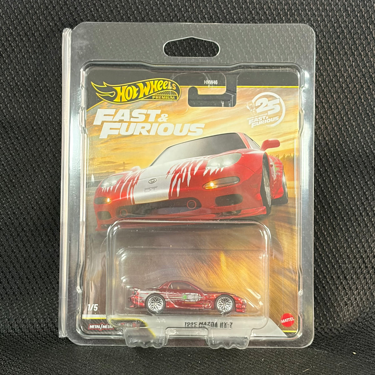 Hot Wheels Premium Fast & Furious Mazda RX-7 25th Anniversary CHASE