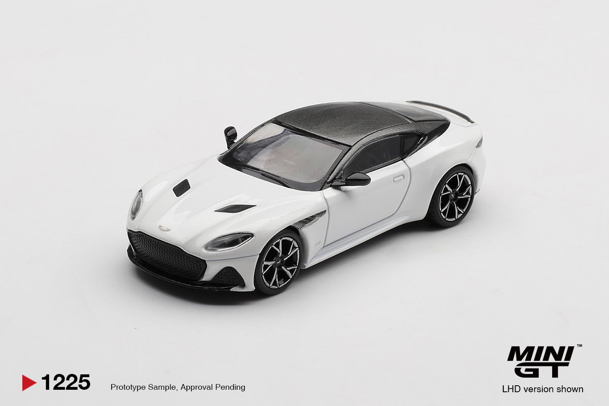 Mini GT #1125 Aston Martin DBS Stratus White