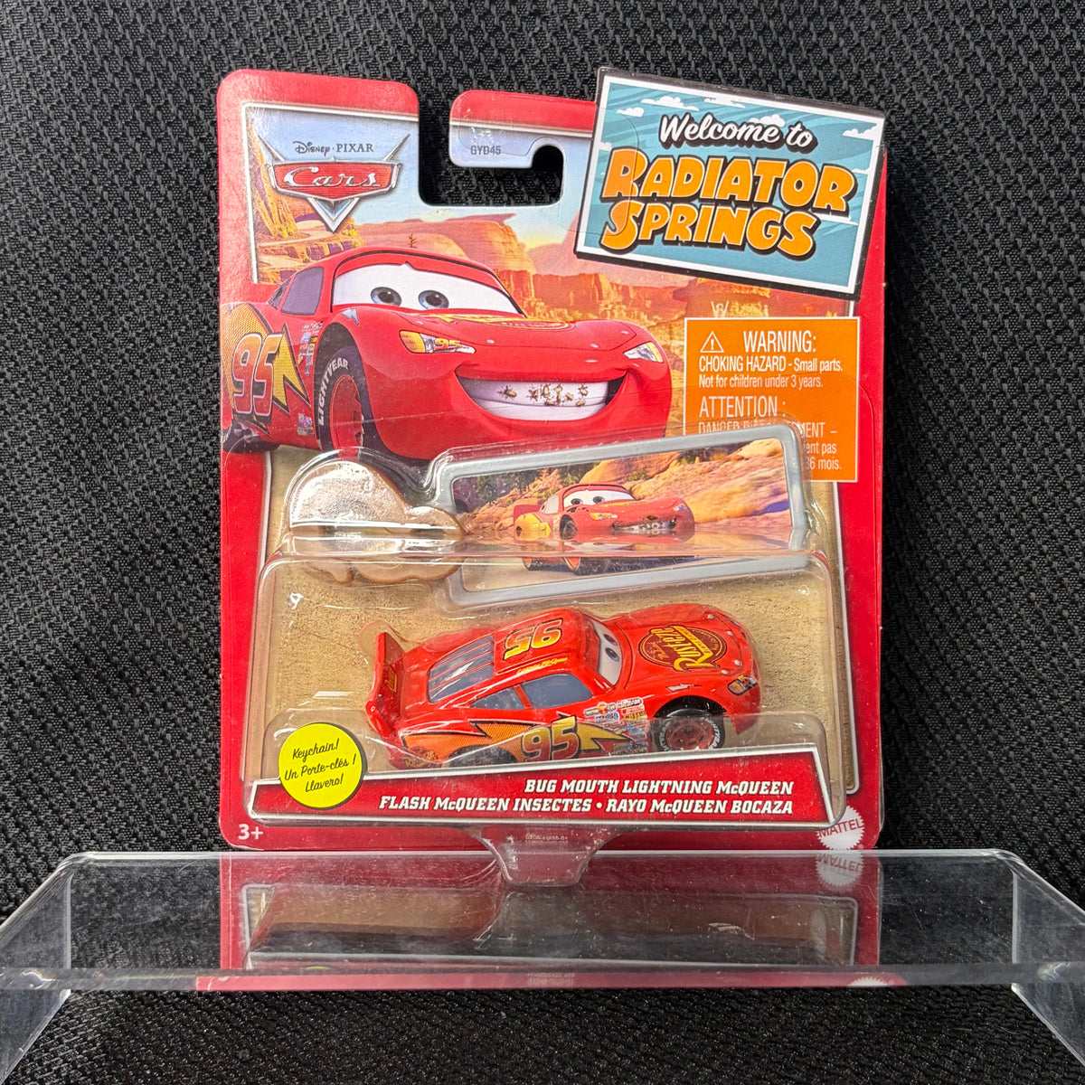 Disney Pixar Welcome To Radiator Springs Bug Mouth Lightning McQueen