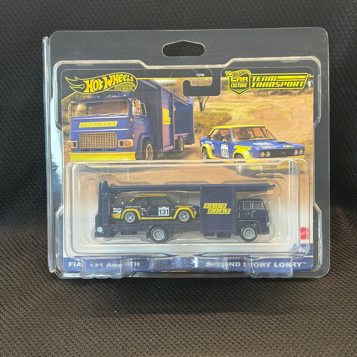 Hot Wheels Team Transport #62 Fiat 131 Abarth with Second Story Lorry