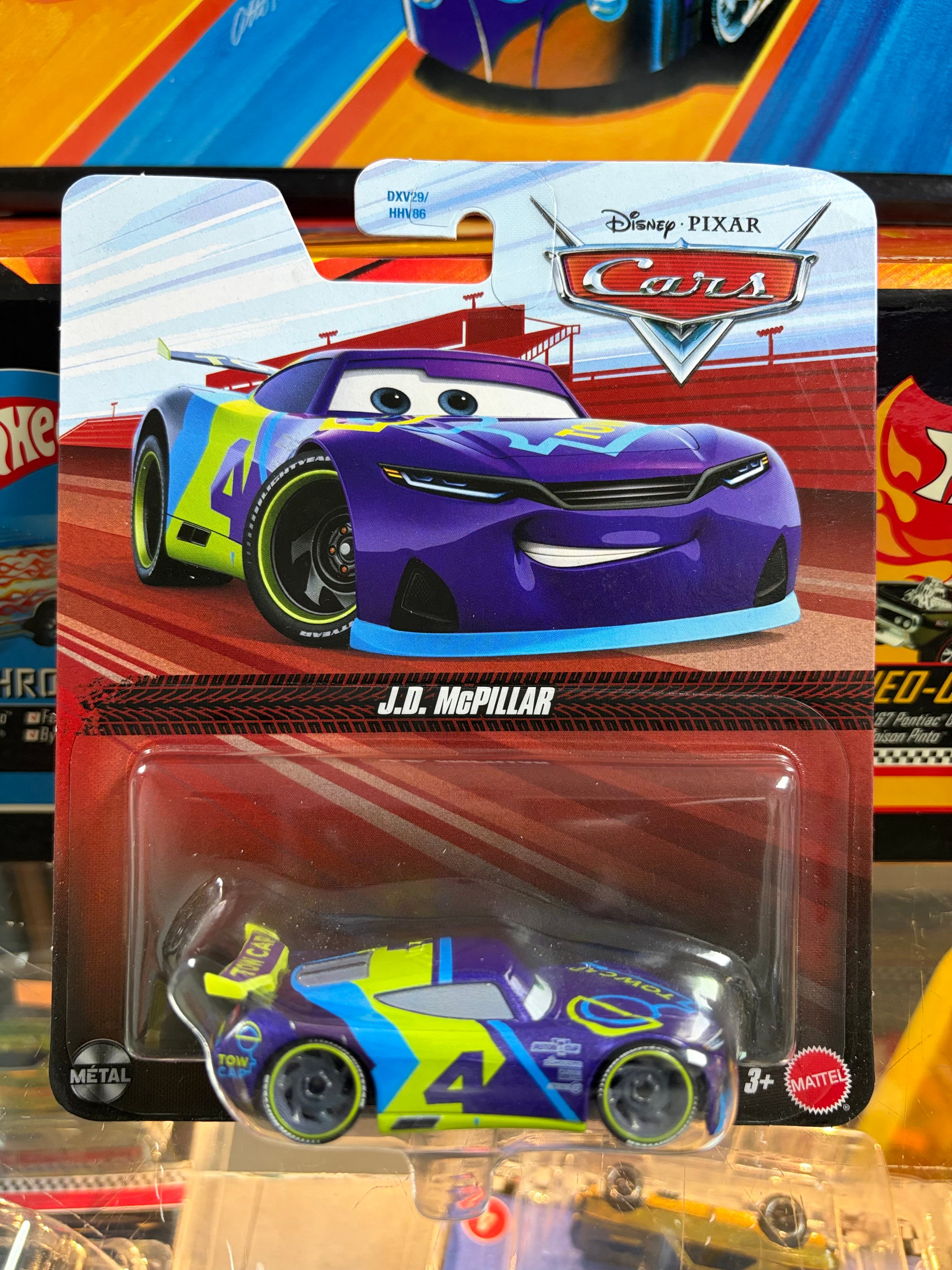 Disney Pixar Cars Die-Cast Metal 1:55 Scale Vehicle – J.D. McPillar