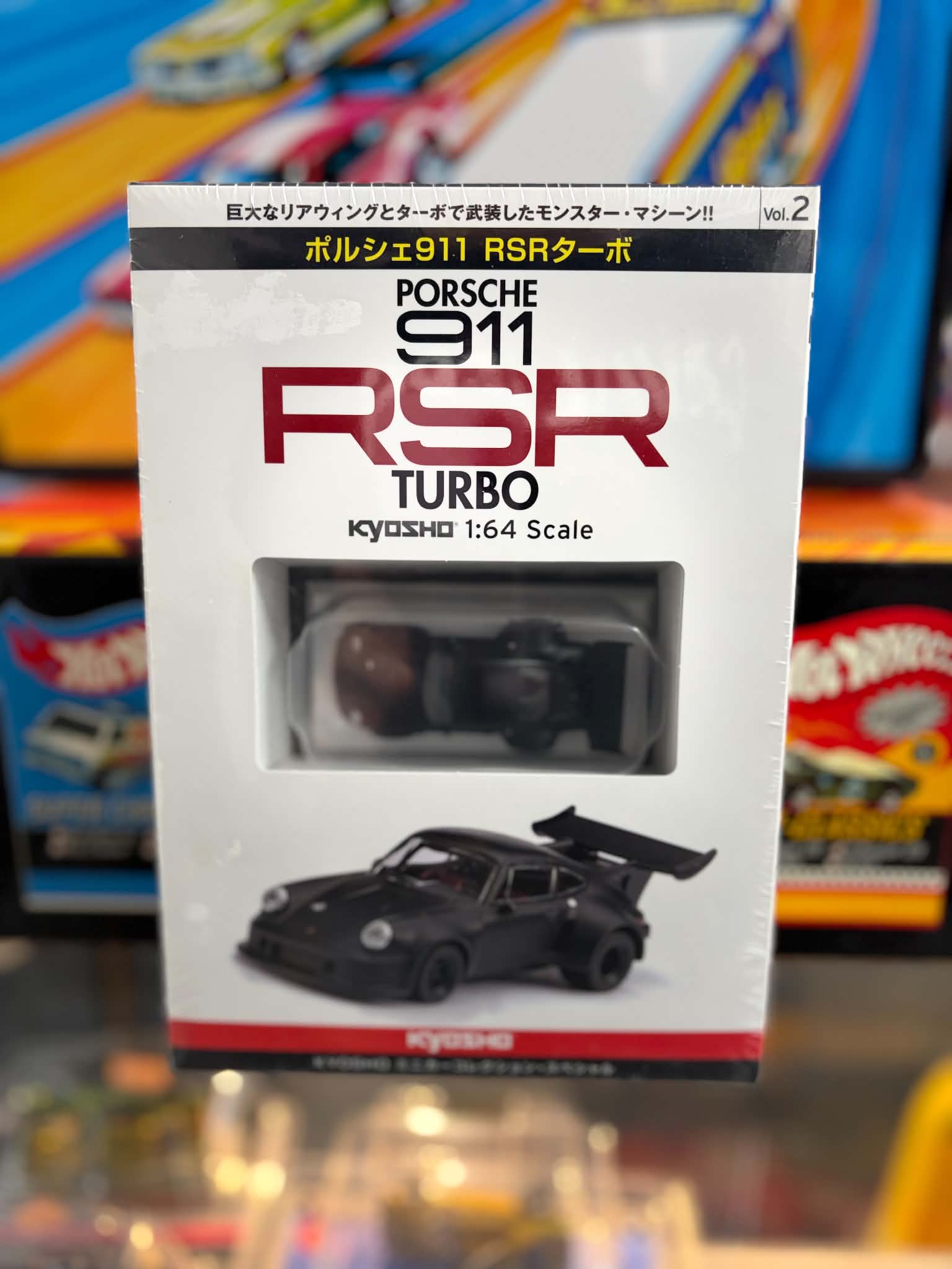 Kyosho 1:64 Porsche 911 RSR Turbo Matte Black