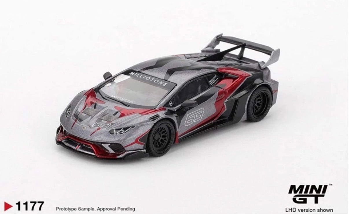 Mini GT #1177 LB-WORKS Lamborghini Huracán GT Roninl