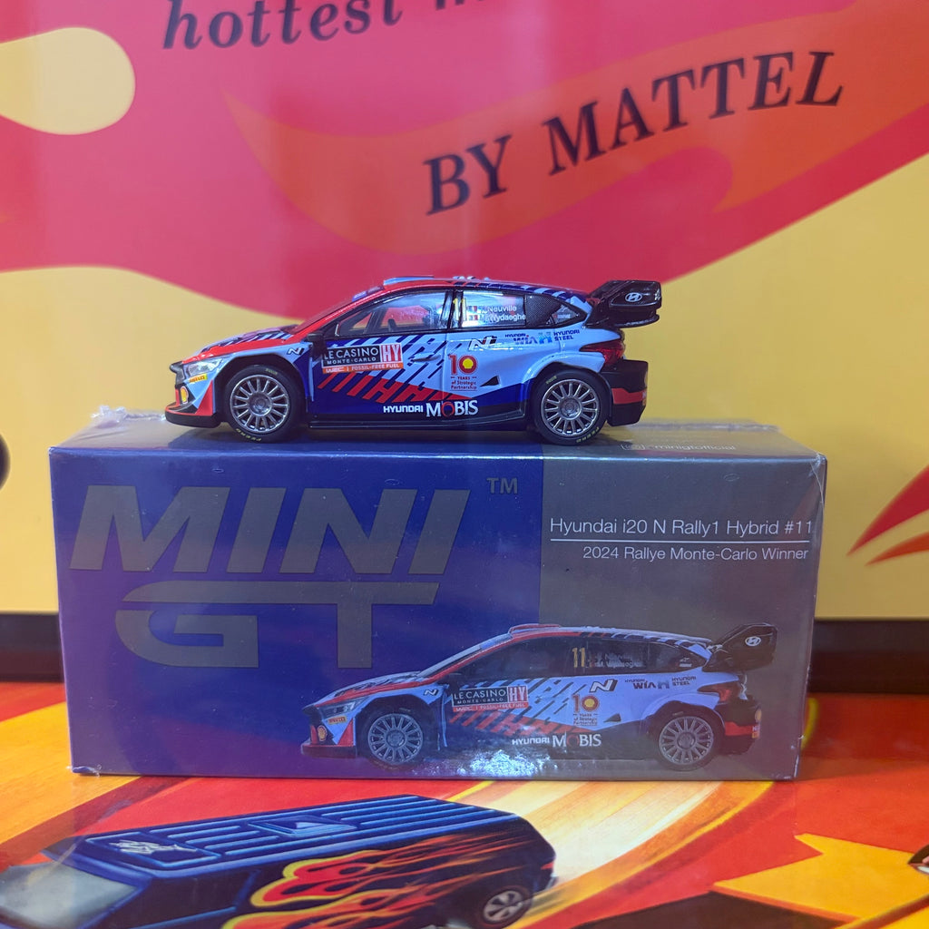 Mini GT #871 Hyundai i20 N Rally1 Monte Carlo 2024 (LHD)