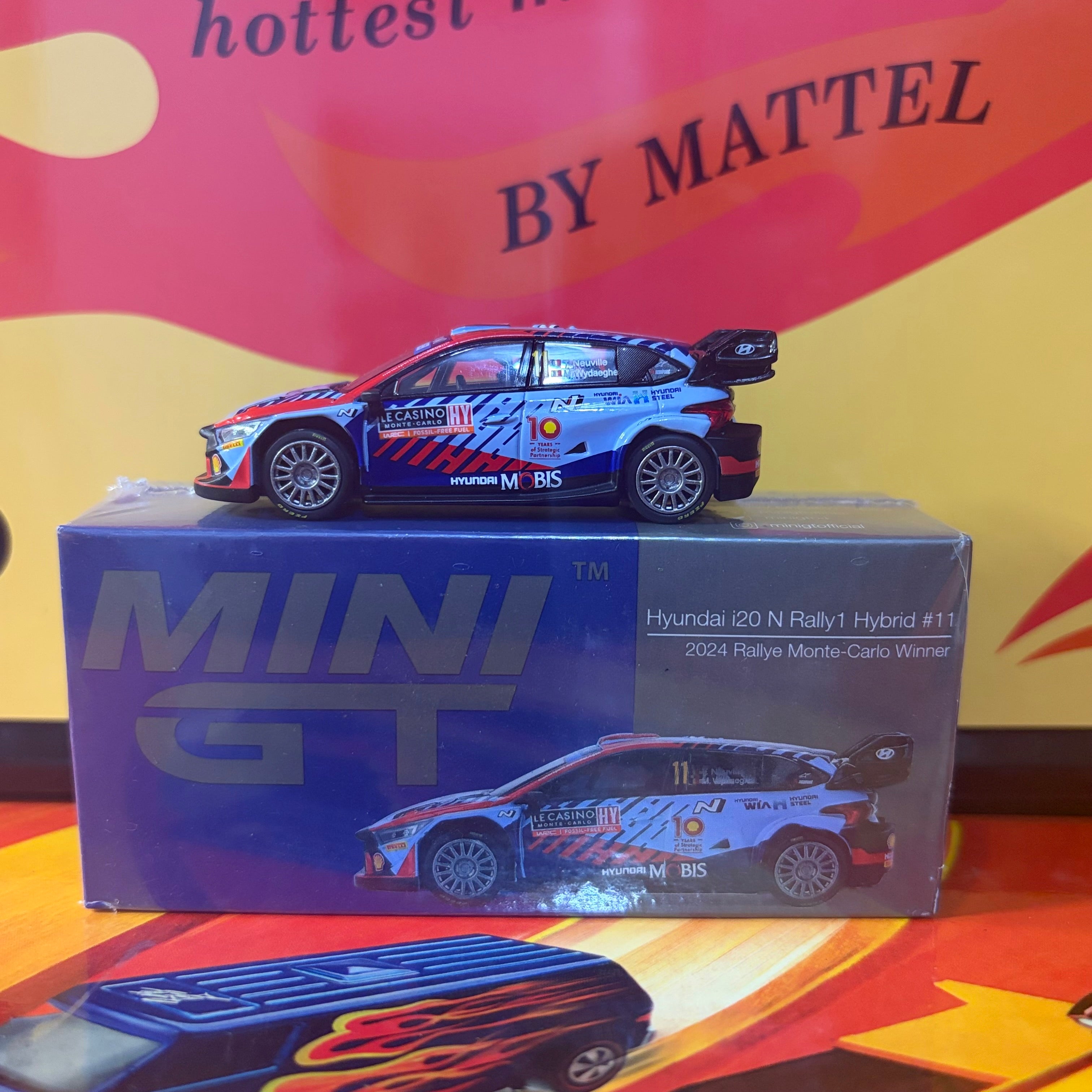 Mini GT #871 Hyundai i20 N Rally1 Monte Carlo 2024 (LHD)