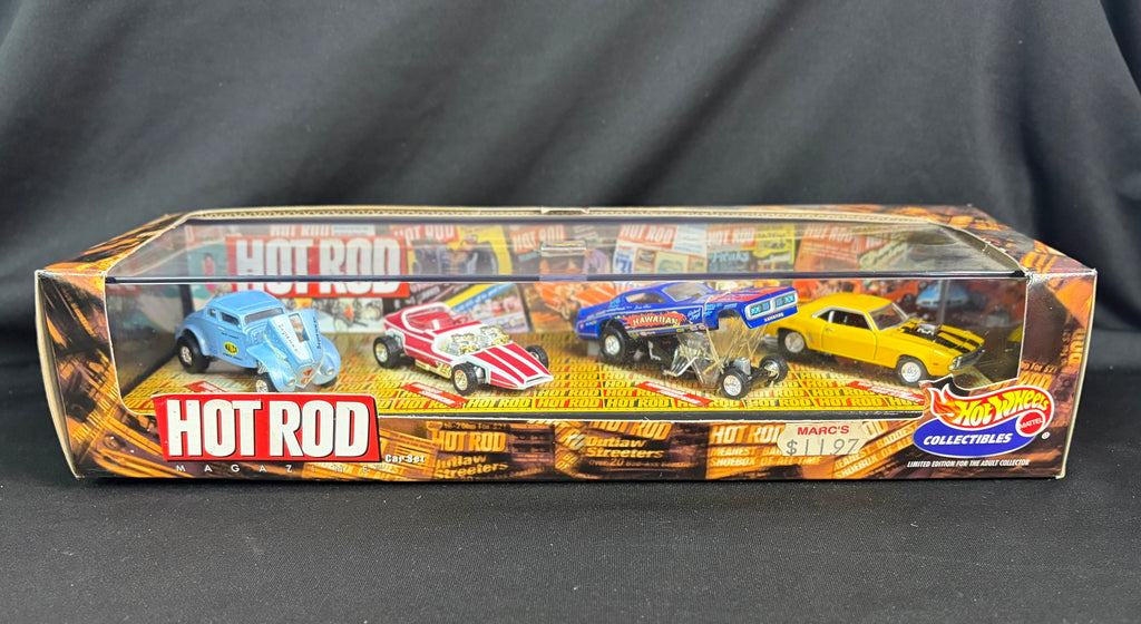 1999 Hot Wheels Collectibles Hot Rod Series 4 Hot Rod Magazine 4-Car Set