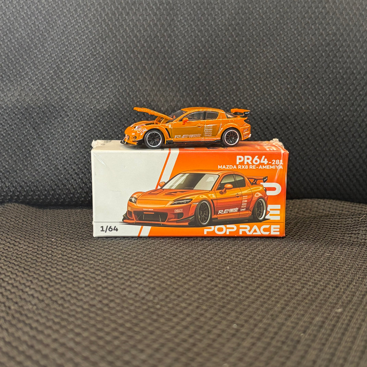 Pop Race Mazda RX-8 Re-Amemiya Chrome Orange