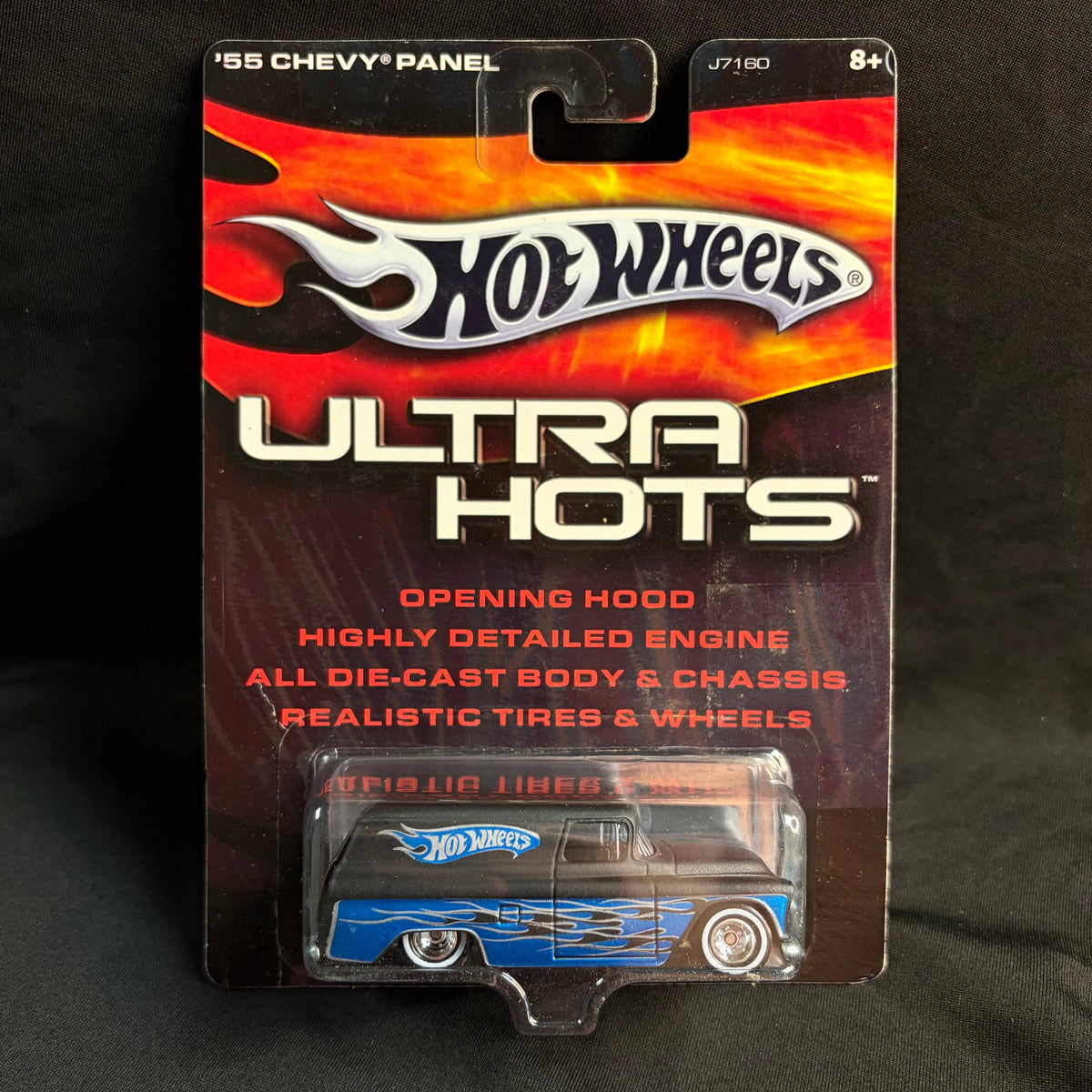Hot Wheels 2006 Ultra Hots Series '55 Chevy Panel Truck Real Riders 1:64 J4012
