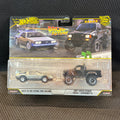 Hot Wheels Premium Back to the Future Time Machine & Toyota Pickup