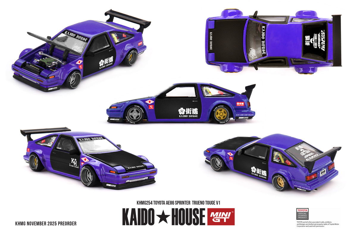 Kaido House #254 Toyota AE86 Sprinter Trueno TOUGE V1