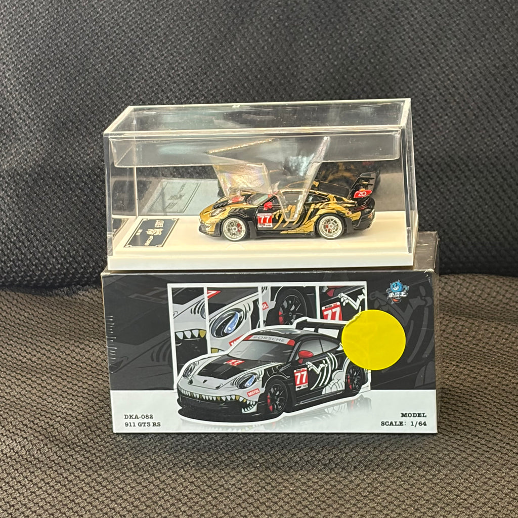 Chase Demon King Auto Nissan GT-R R35 Bone Dragon Black Gold Model Car