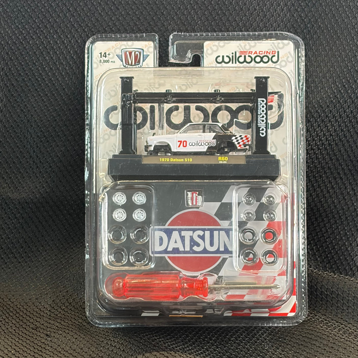 M2 Machines 1970 Datsun 510 Wilwood Racing Model Kit