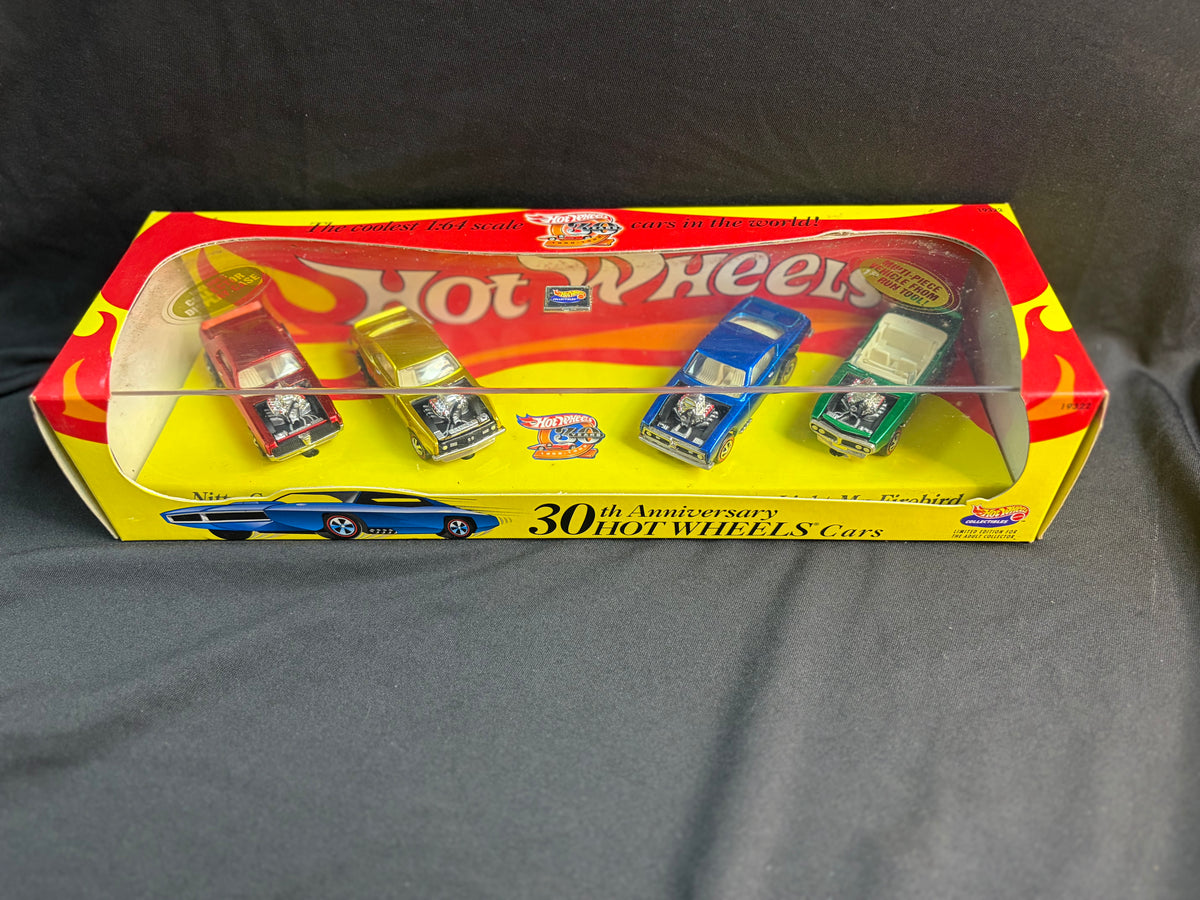 1998 Hot Wheels 30th Anniversary Redlines 4 Car Set Limited Edition