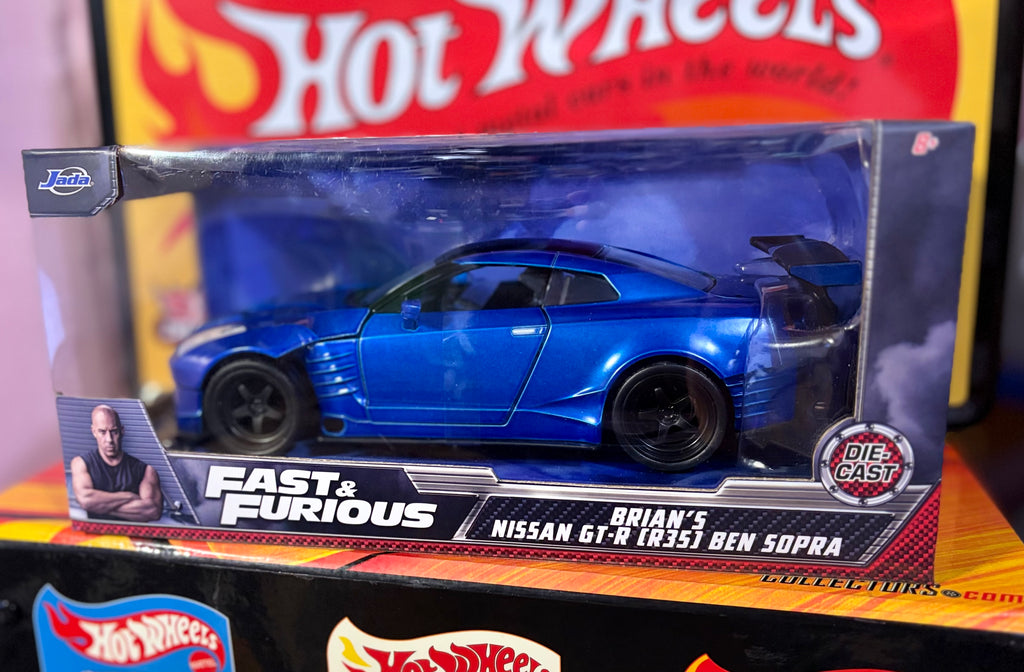Jada Fast & Furious Brian's Nissan GT-R (R35) Ben Sopra Blue