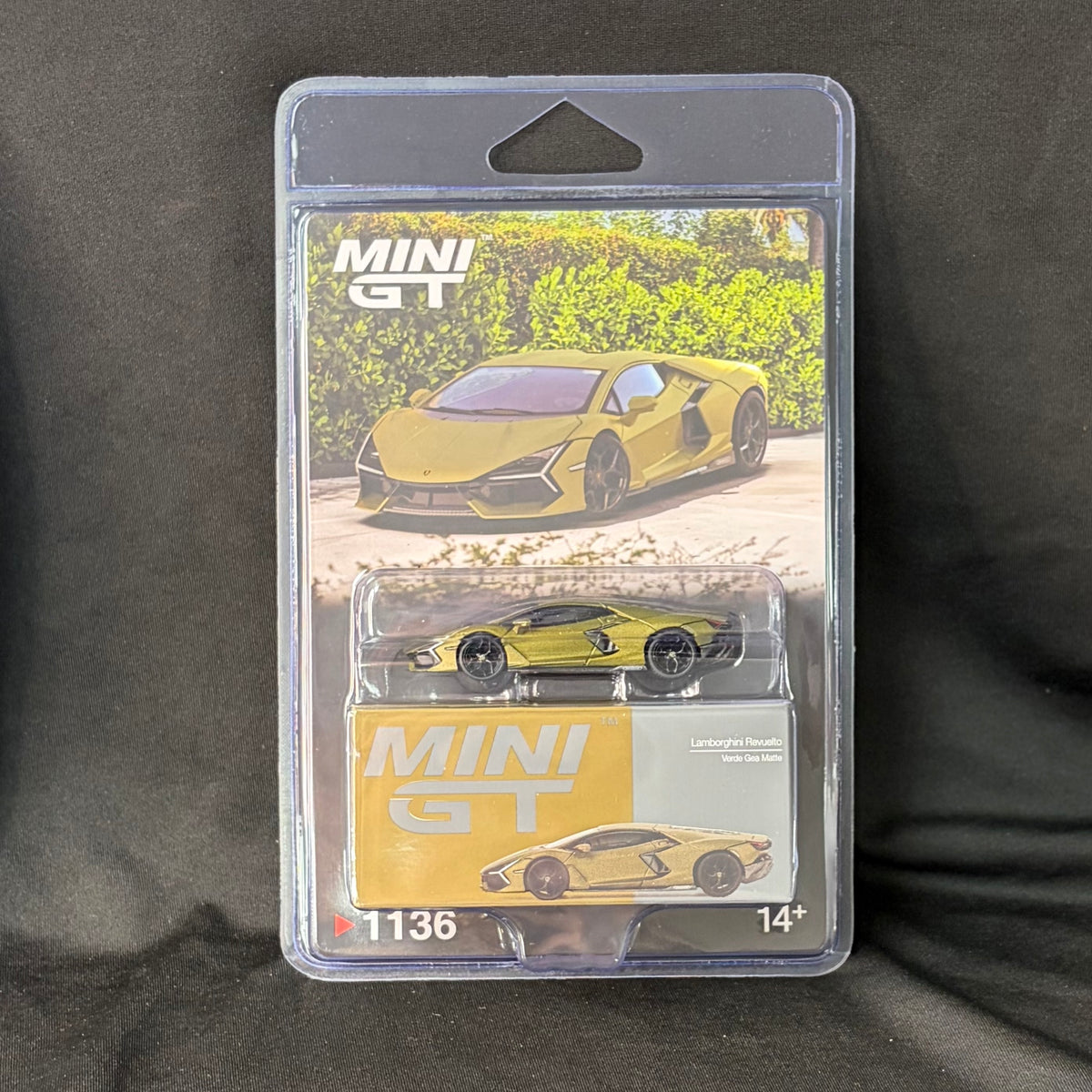 Mini GT #1136 Lamborghini Revuelto Verde Gea Matte