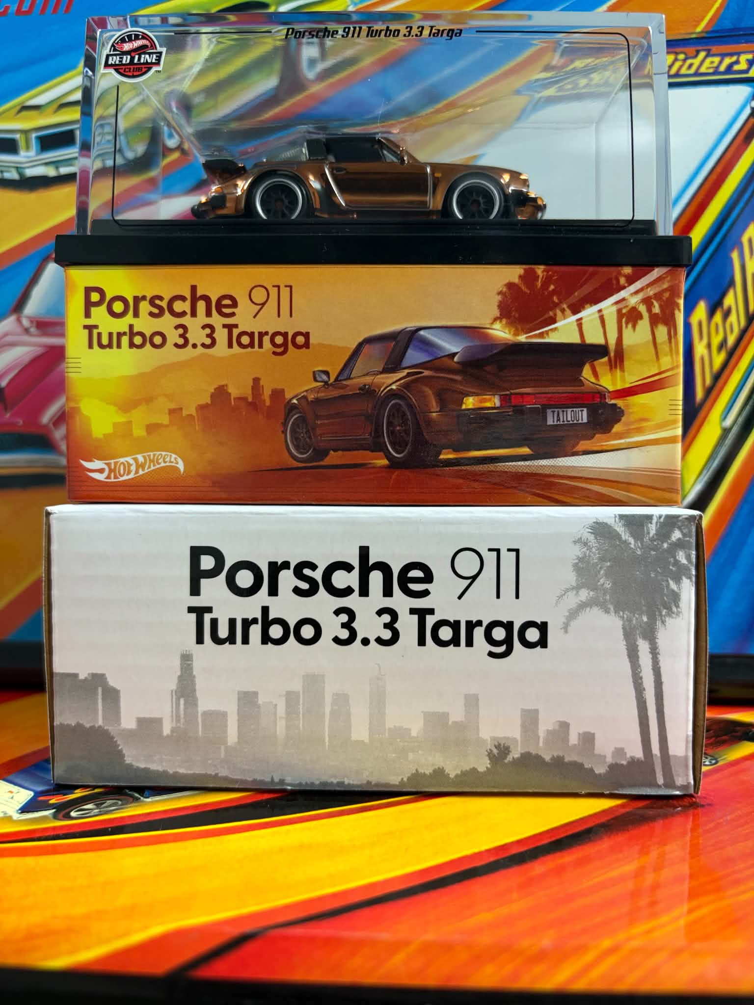 Hot Wheels RLC Exclusive 1988 Porsche 911 Turbo 3.3 Targa – Bronze
