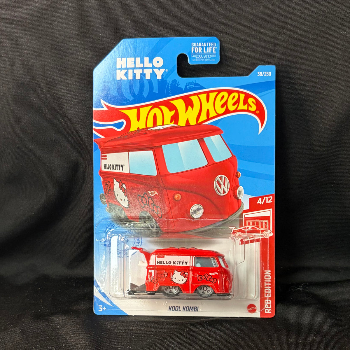Hot Wheels Target Exclusive RED Edition 4/12 Hello Kitty Kool Kombi