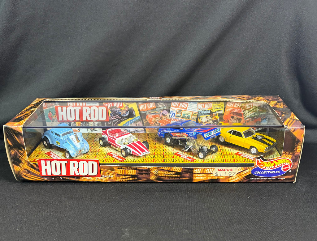 1999 Hot Wheels Collectibles Hot Rod Series 4 Hot Rod Magazine 4-Car Set