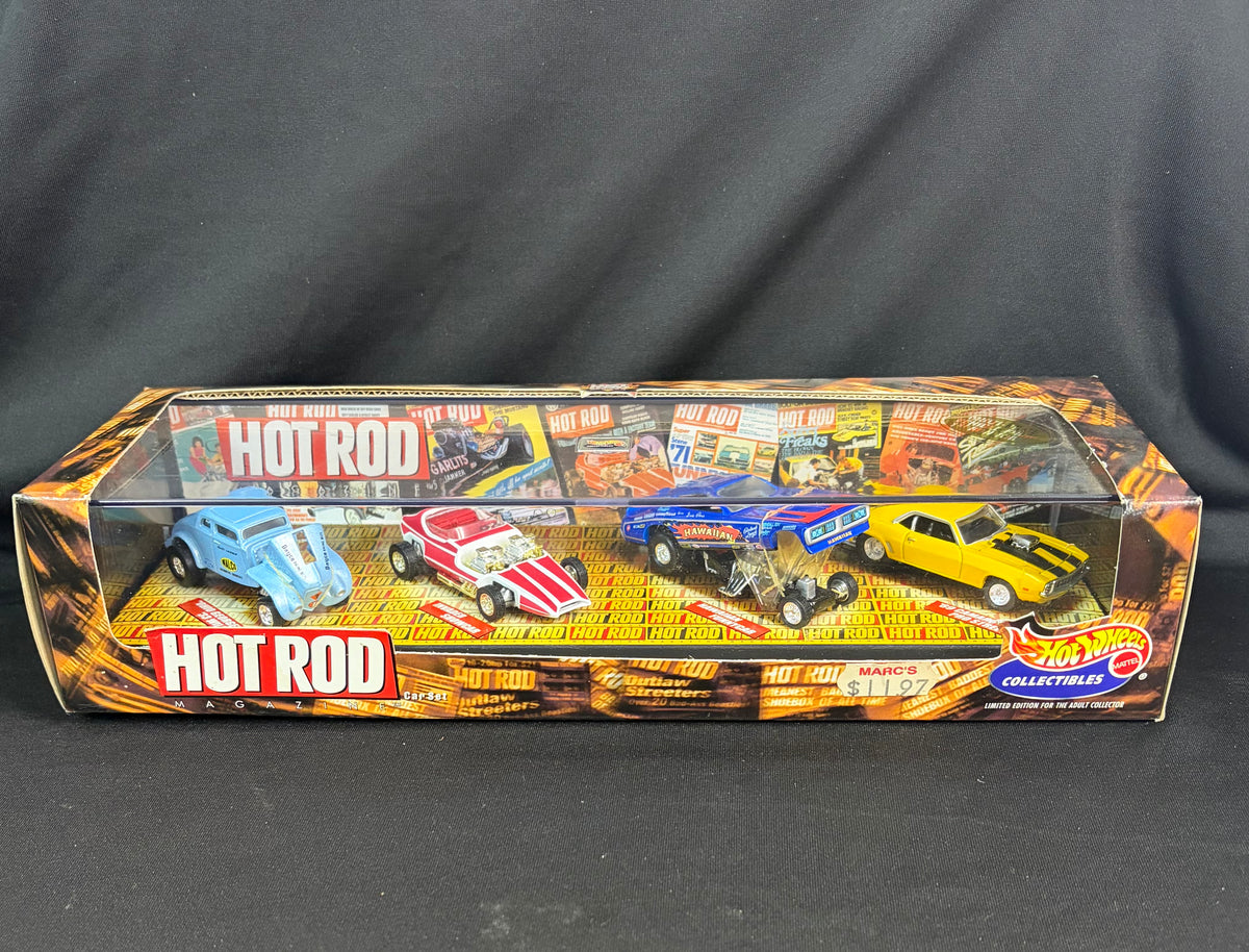 1999 Hot Wheels Collectibles Hot Rod Series 4 Hot Rod Magazine 4-Car Set