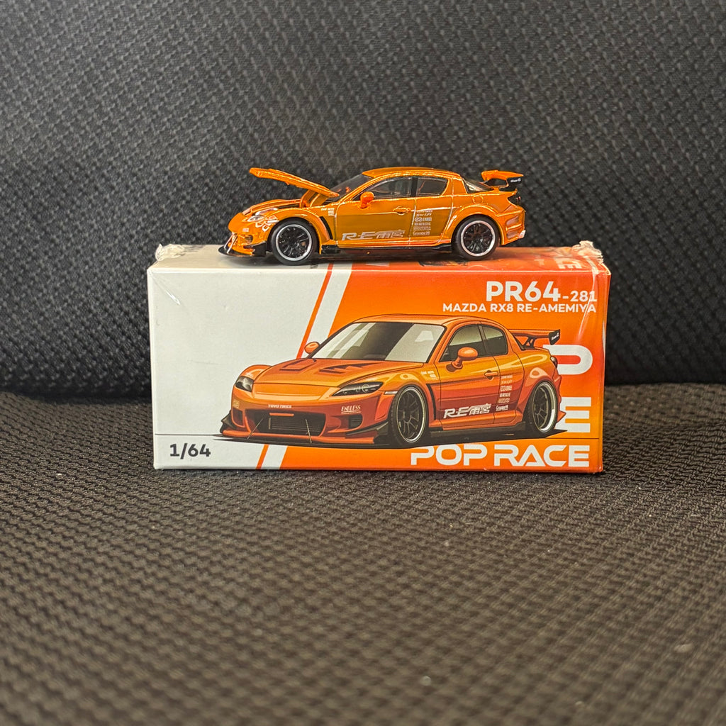 Pop Race Mazda RX-8 Re-Amemiya Chrome Orange