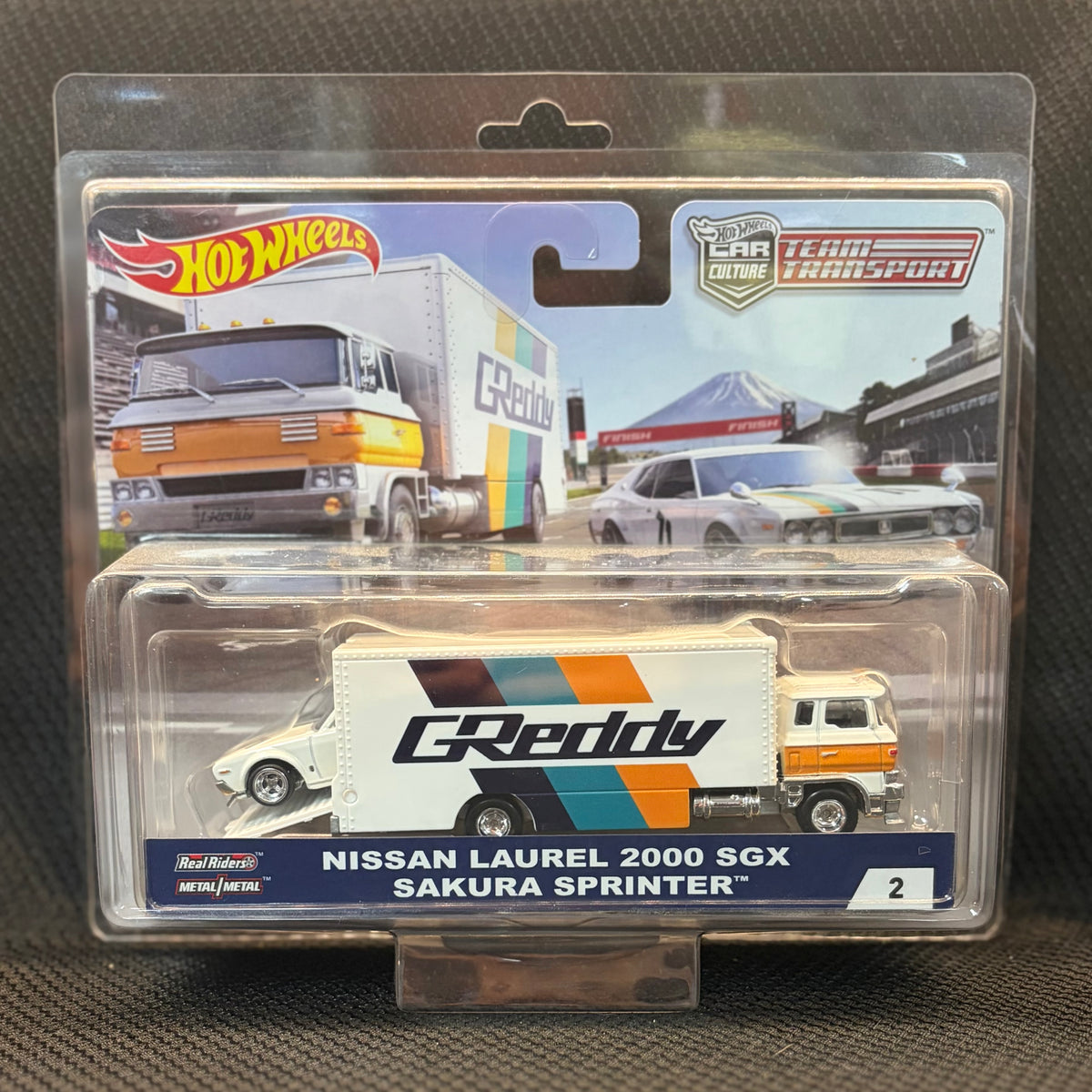 Hot Wheels Team Transport #2 Nissan Laurel 2000 SGX & Sakura Sprinter