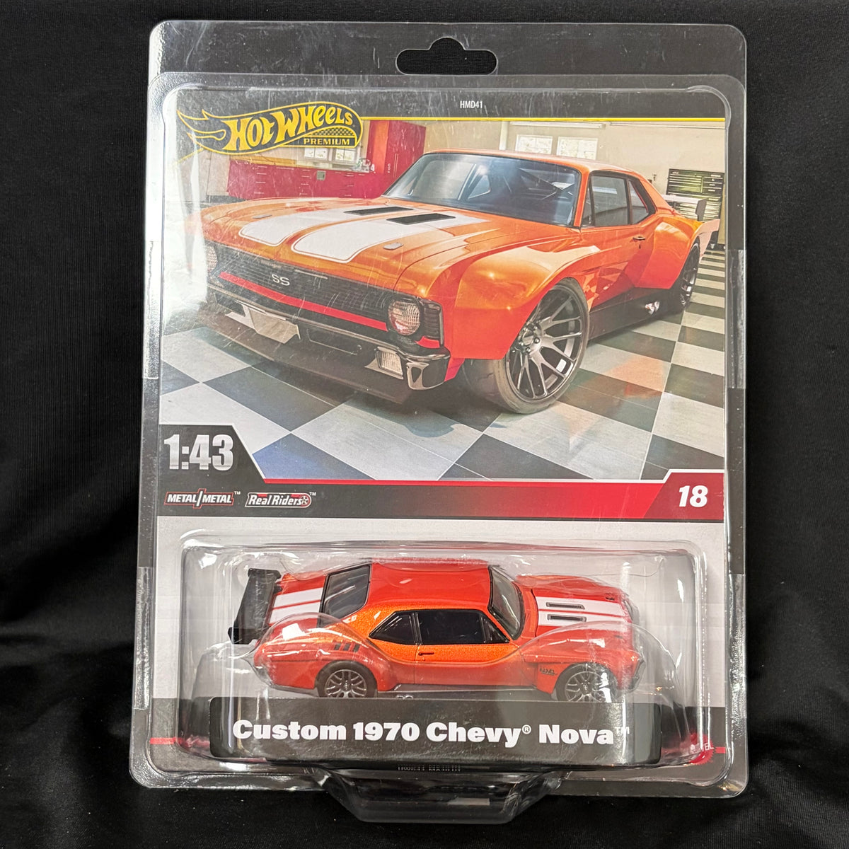 Hot Wheels Premium Custom 1970 Chevy Nova #18