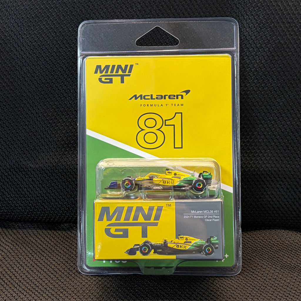 Mini GT #1165 McLaren MCL38 #81 Oscar Piastri 2024 F1