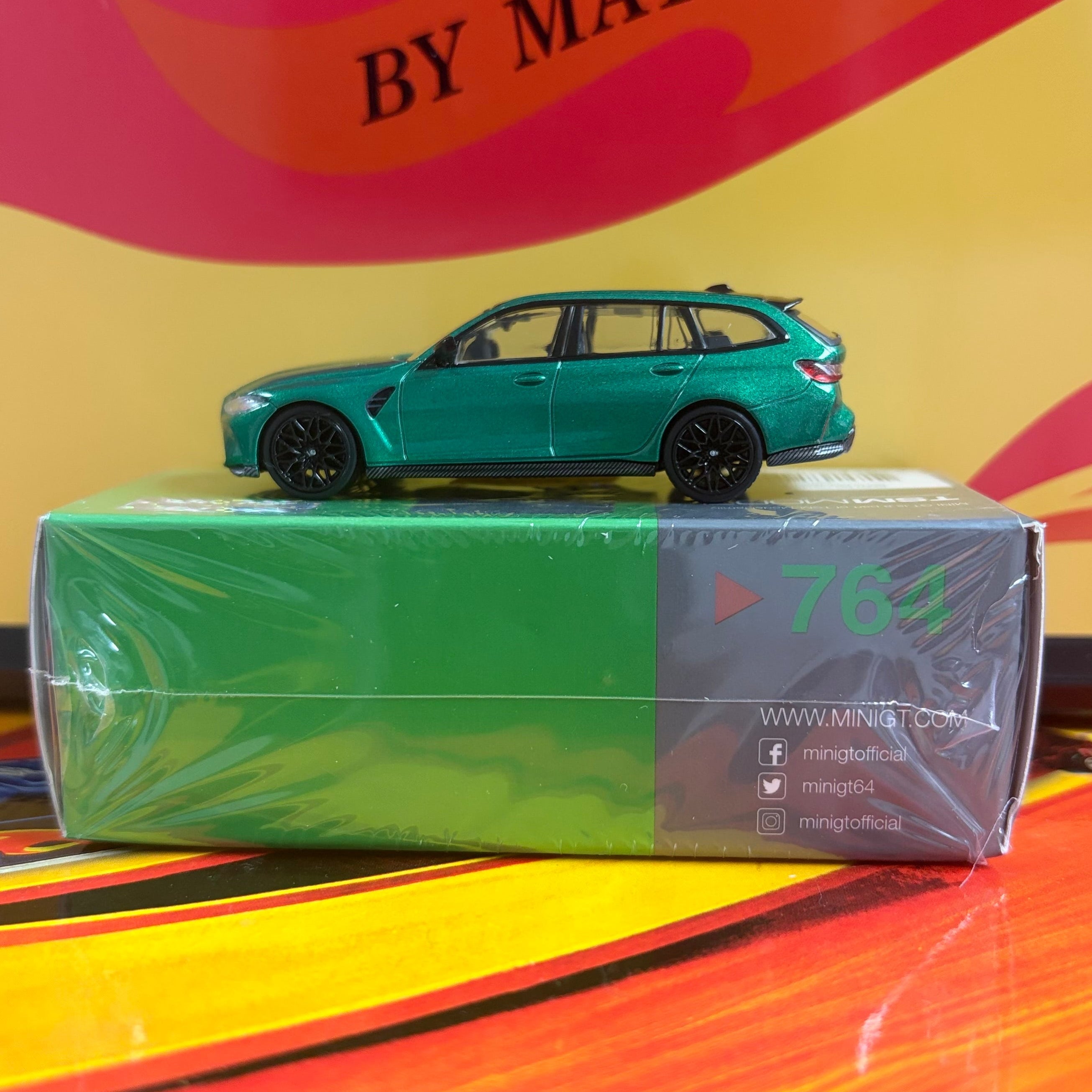 Mini GT #764 BMW M3 Competition Touring (RHD)