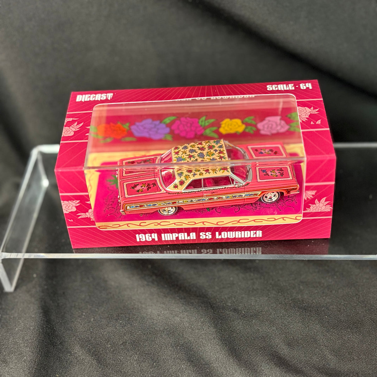 97M 1964 Chevrolet Impala Gypsy Rose Lowrider Diecast Model Car
