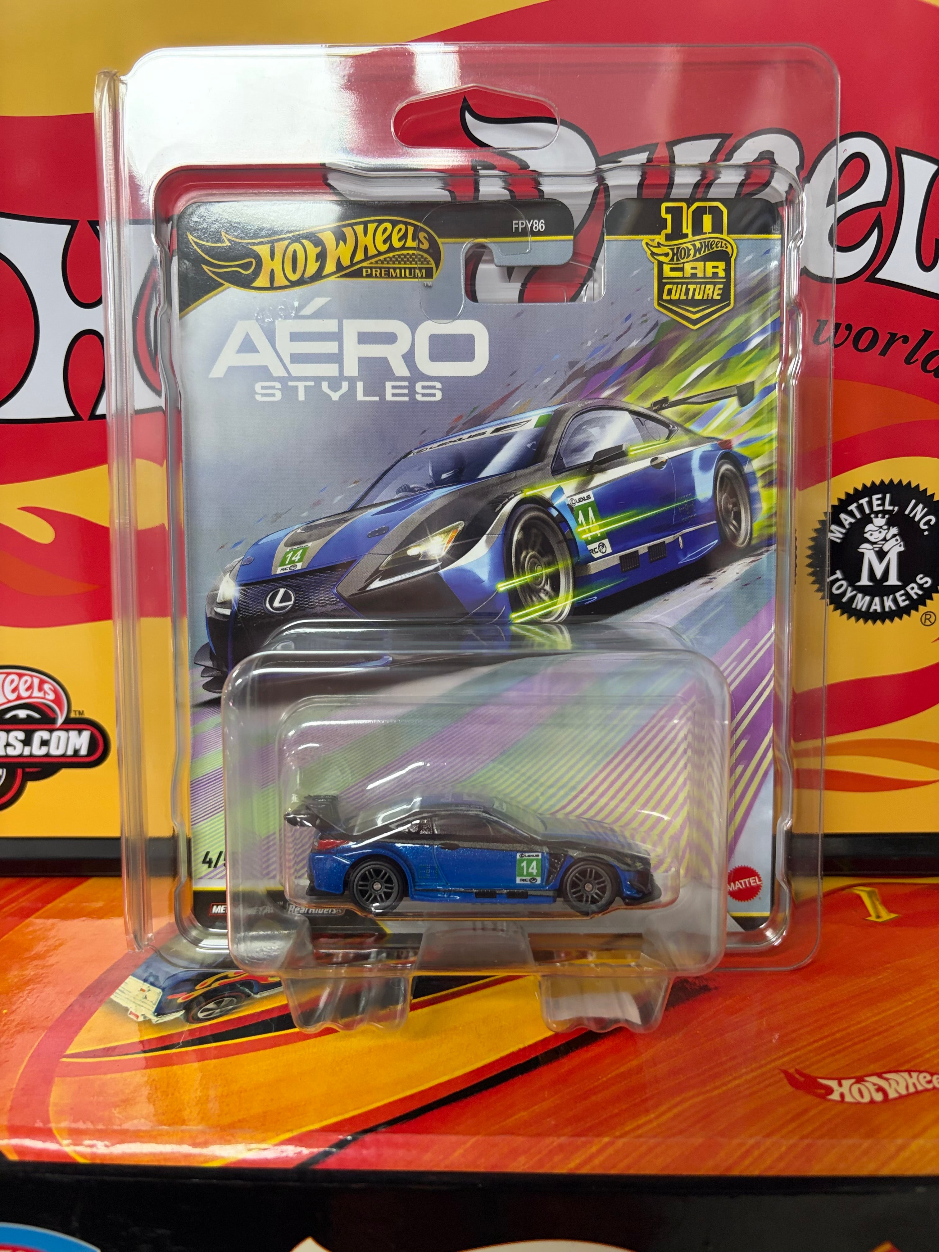 Hot Wheels Premium Car Culture Aero Styles Lexus RC F GT3