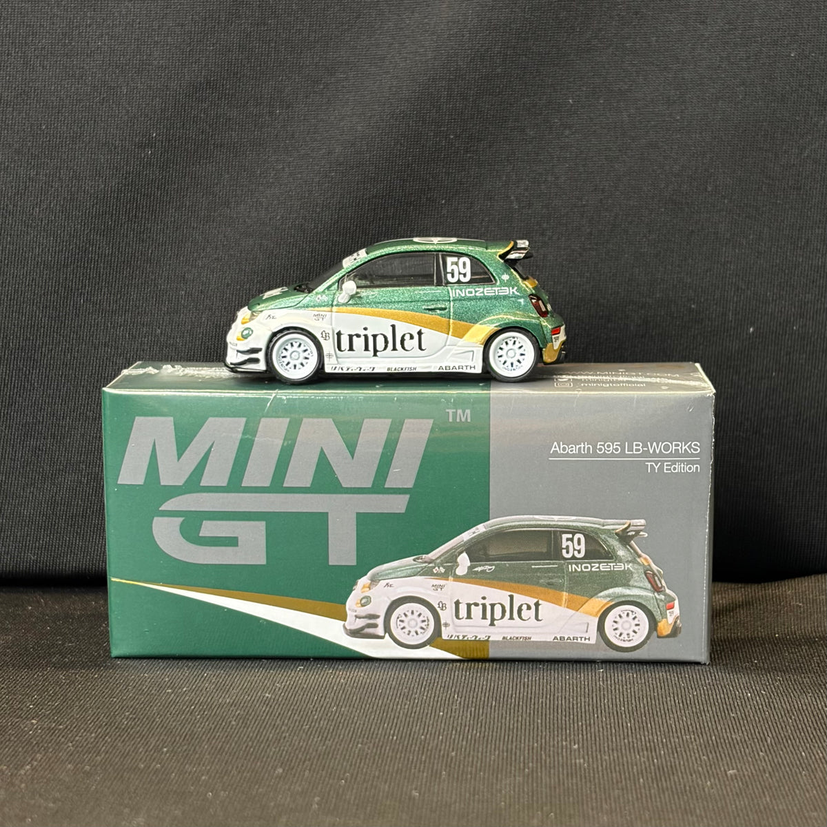 Mini GT #1216 Abarth 595 LB-WORKS TY Edition