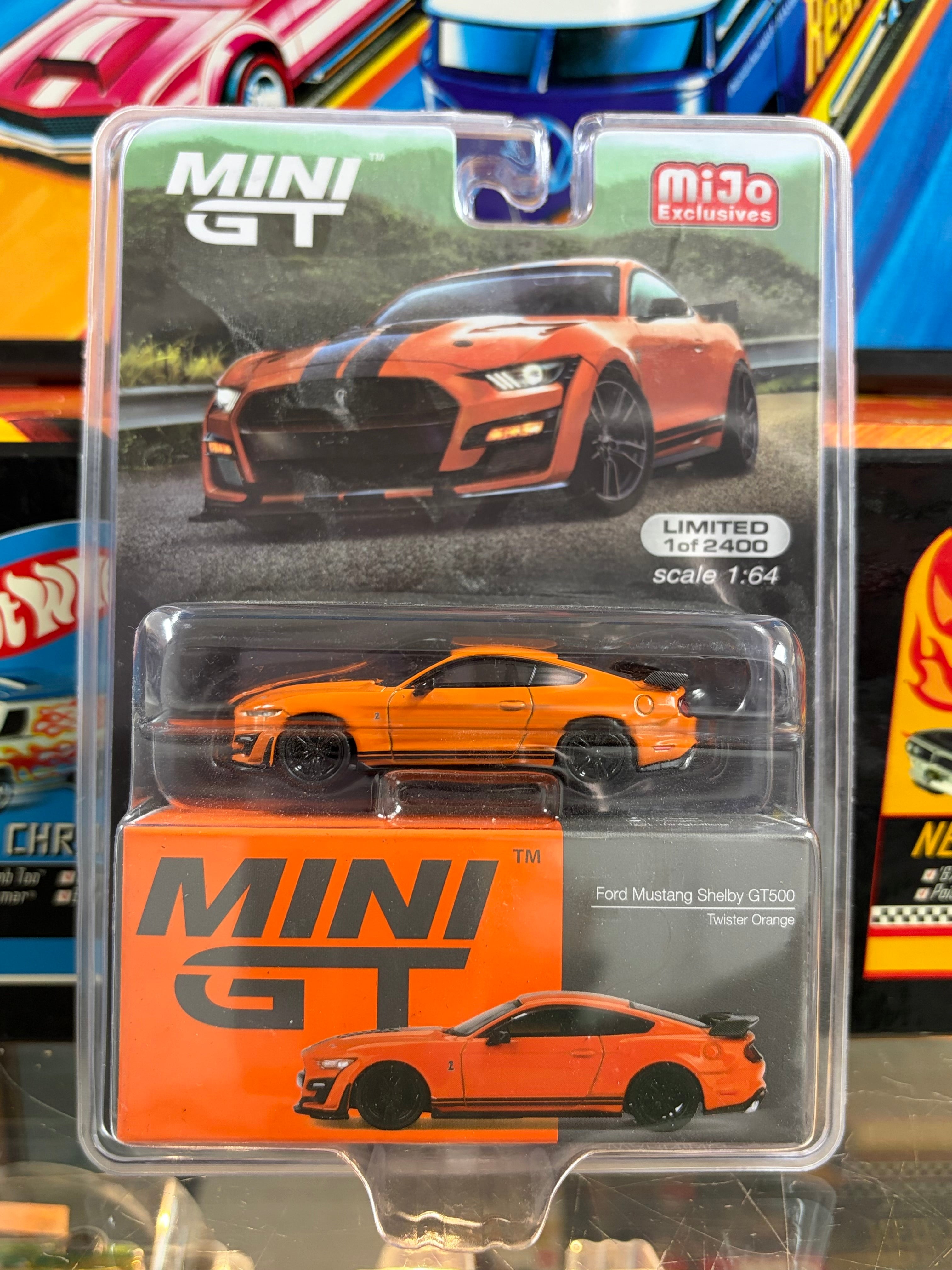 Mini GT #505 Ford Mustang Shelby GT500 Twister Orange