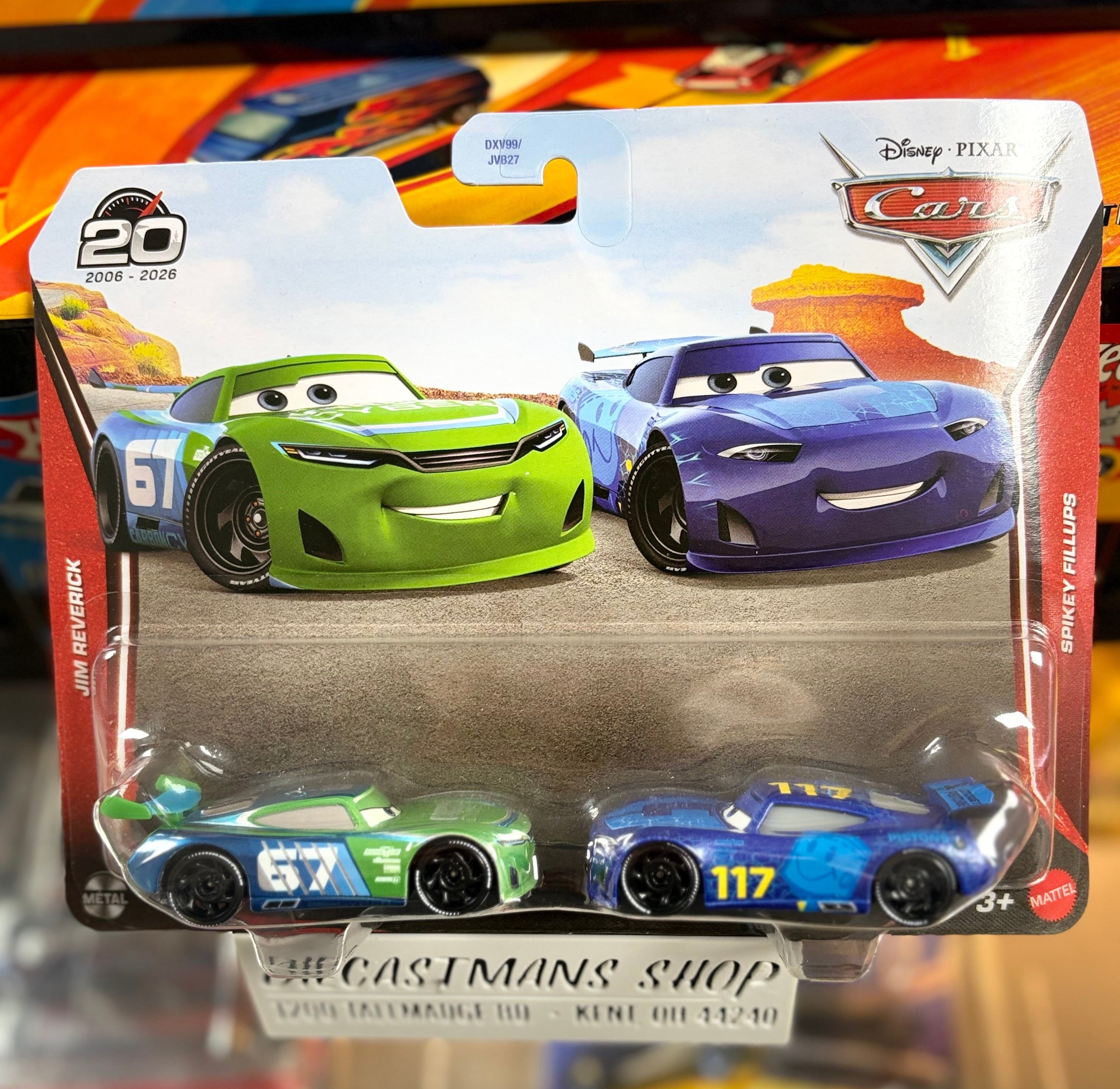 Disney Pixar Cars Jim Reverick and Spikey Fillups 2-Pack
