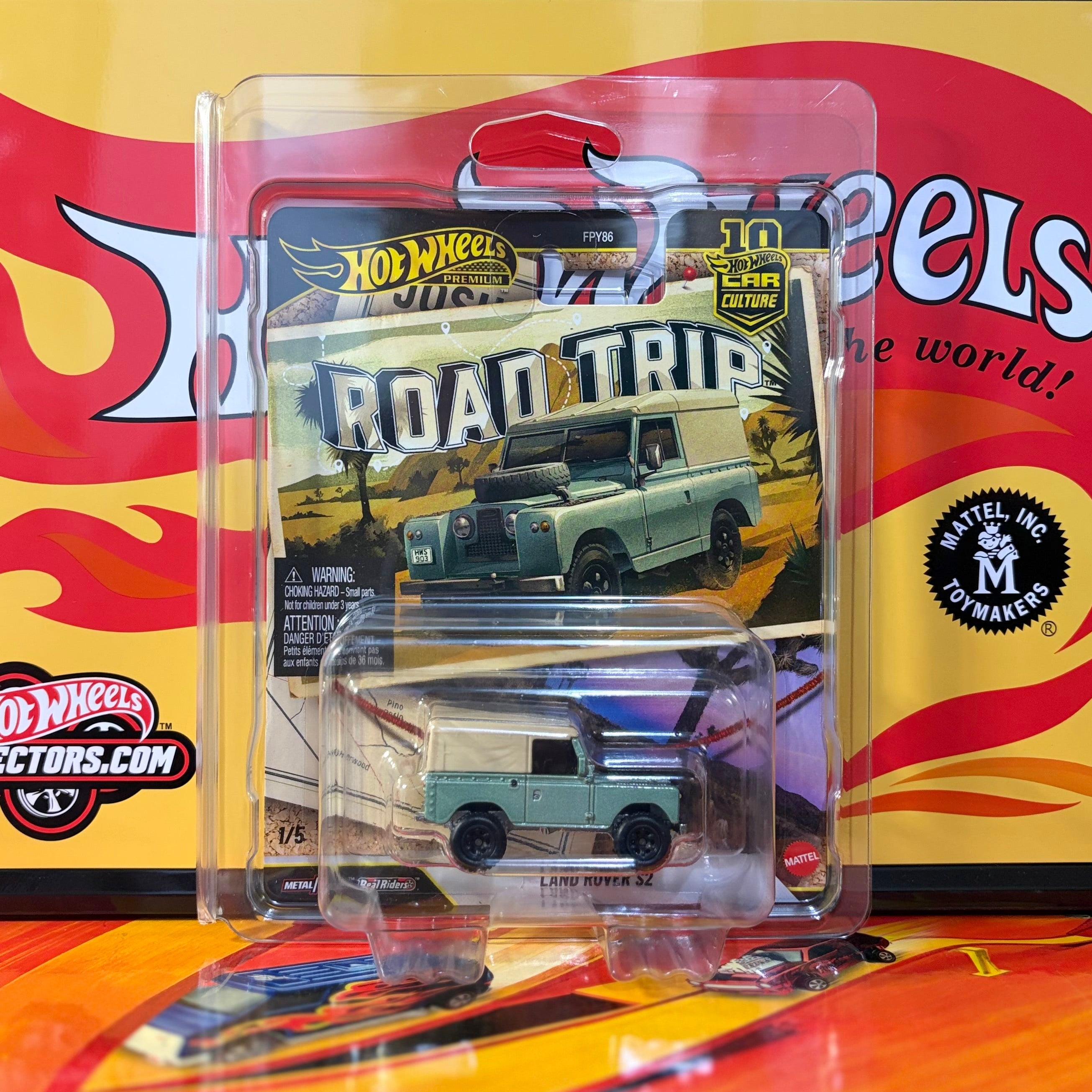 Hot Wheels Premium Car Culture Road Trip Land Rover Series II