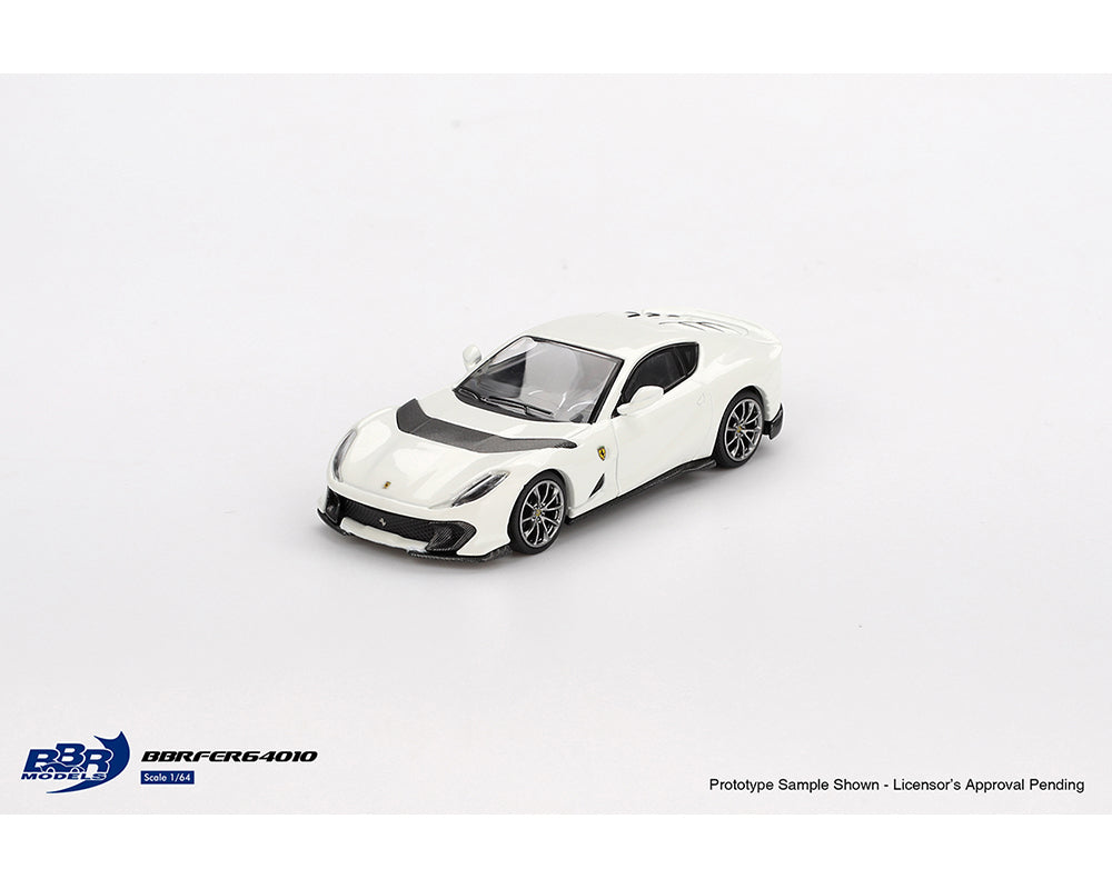 BBR Models 1:64 Ferrari 812 Competizione Bianco Avus - White