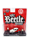 M2 Machines Diorama - 1967 VW Beetle Deluxe USA with Two Figures